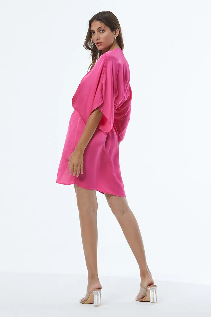 Siren Mini Dress // Cabaret Hammered Satin ~ NO RETURNS