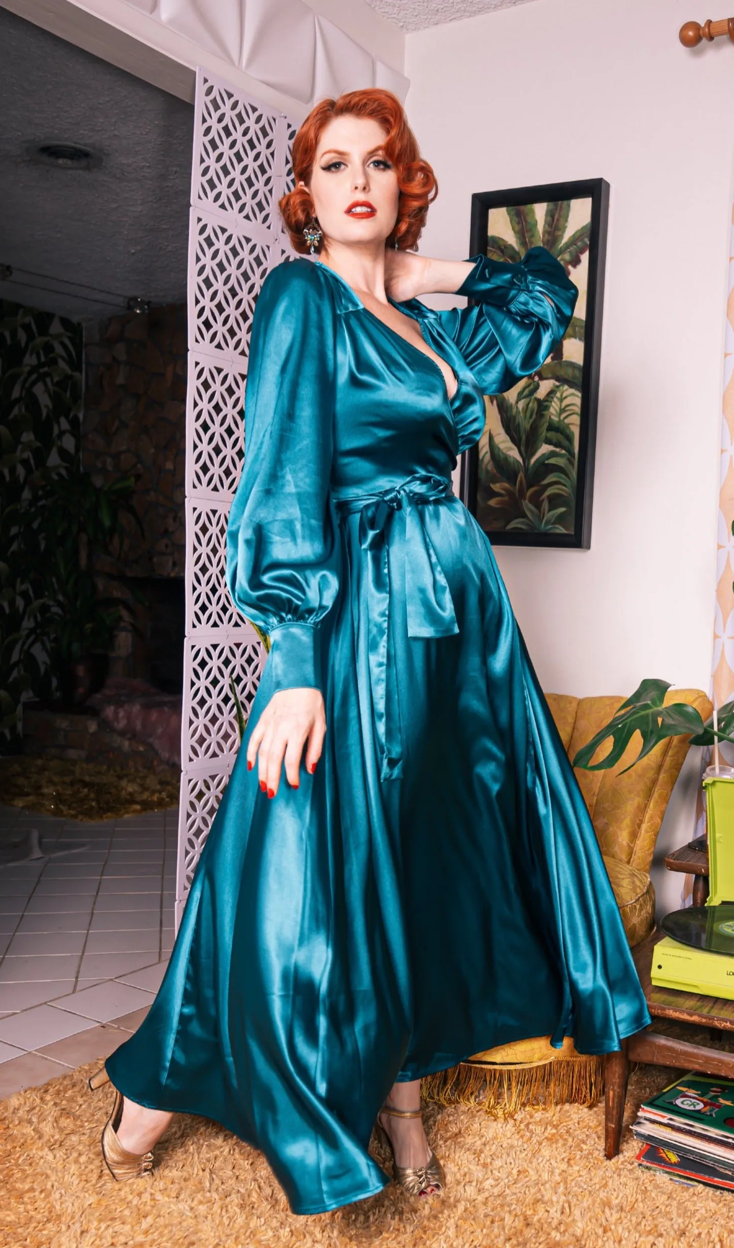 Starlet Satin Robe Gown