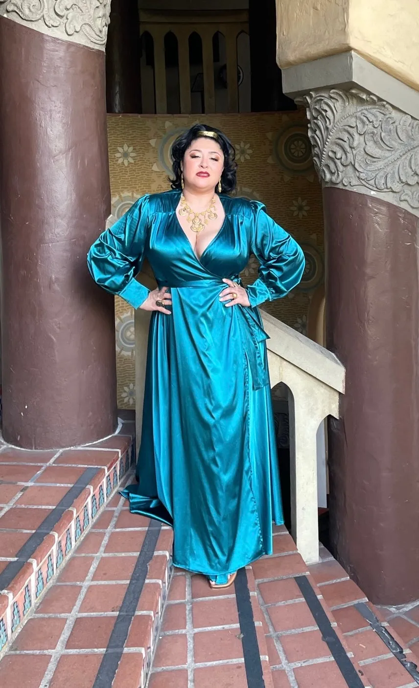 Starlet Satin Robe Gown