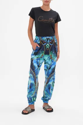 SWEAT PANTS WITH CONTRAST STRIPE SONG OF THE JUNGLE