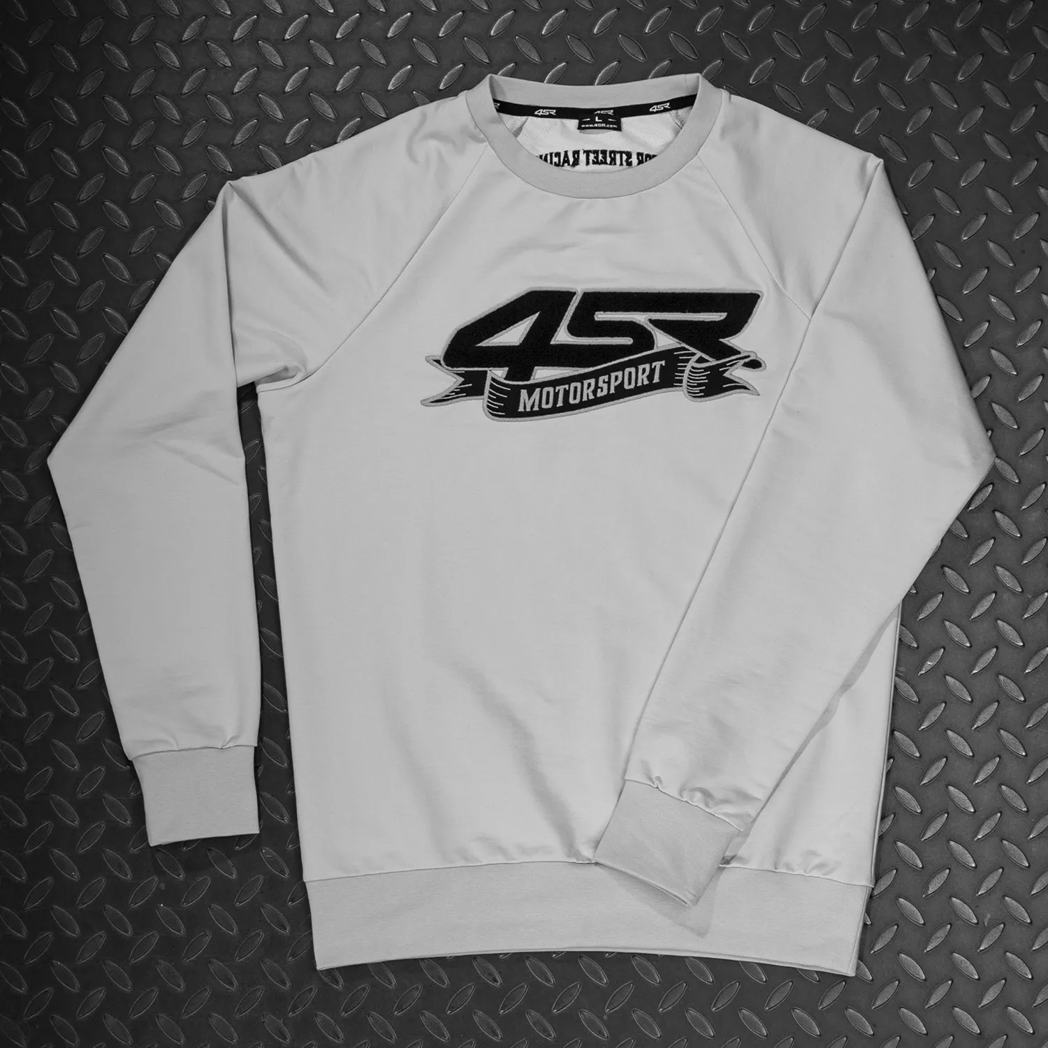 Sweatshirt Motorsport Flag Gray