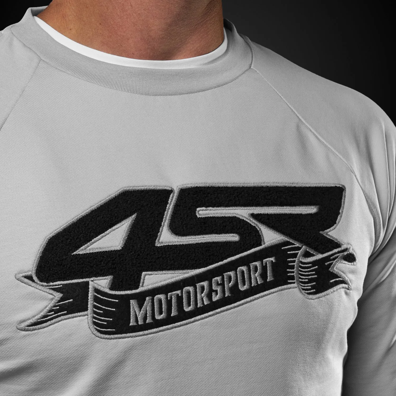 Sweatshirt Motorsport Flag Gray