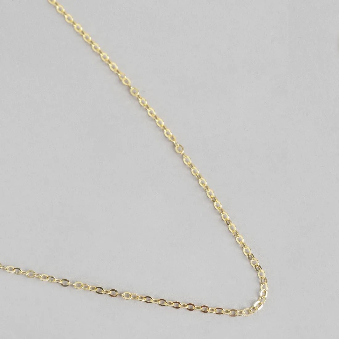 Trendy 925 Sterling Silver Cable Chain in Gold Plating