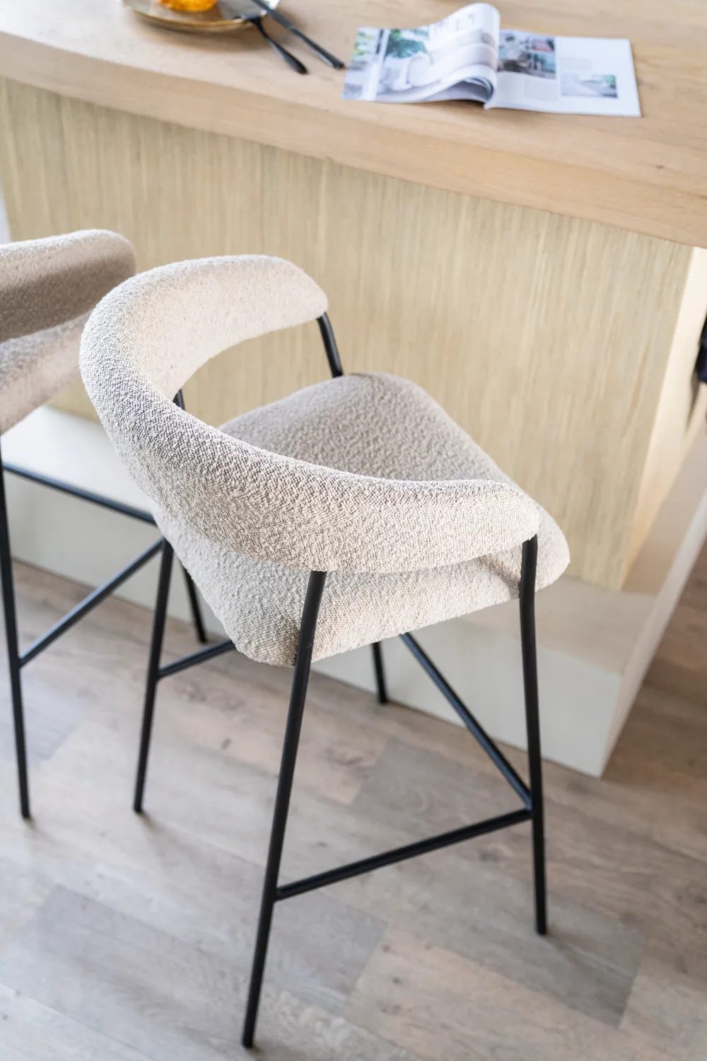 Upholstered Modern Bar Chair | Eleonora Luka