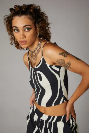 Warped Geo Print Tank