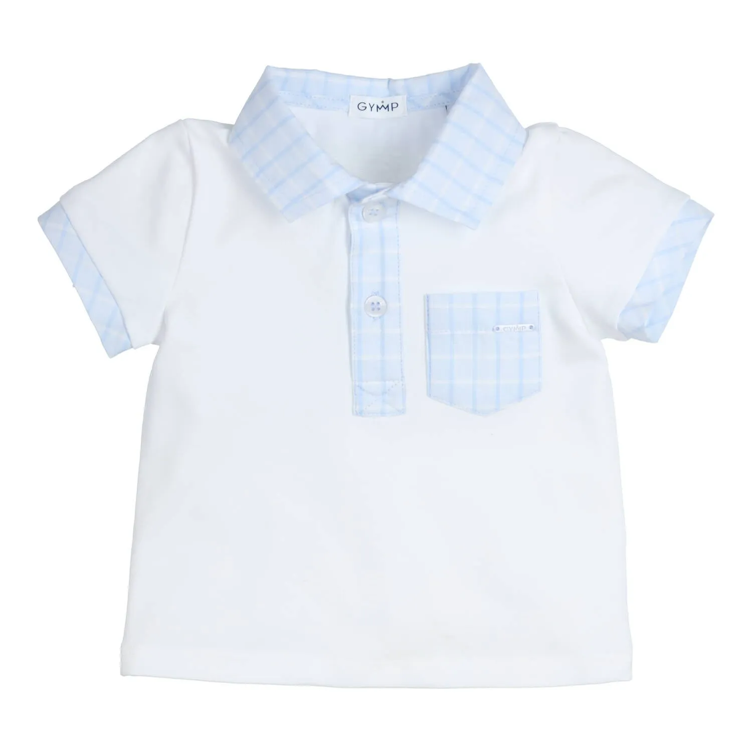 White GYMP Polo 4137