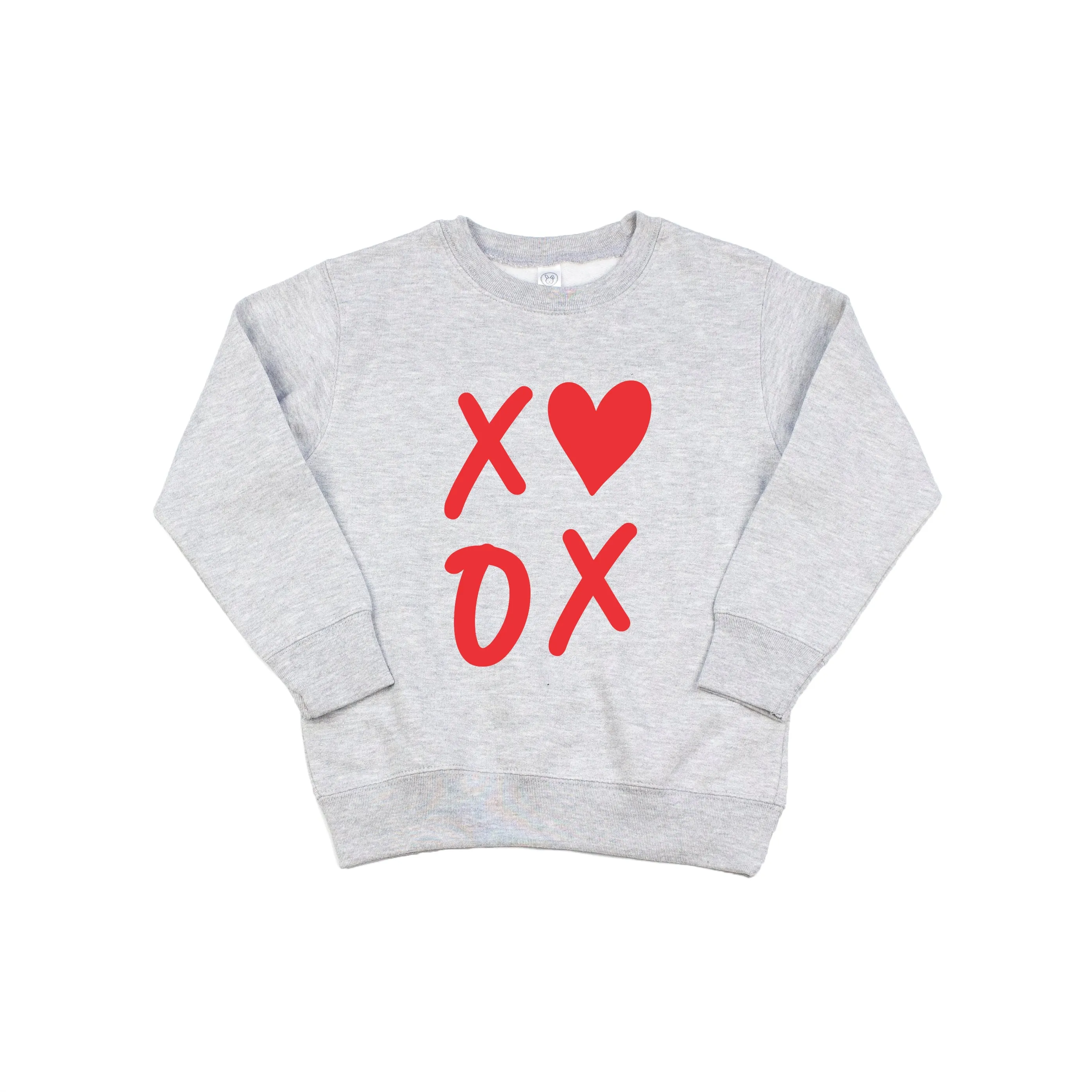 XOXO Puff Print Kids Pullover