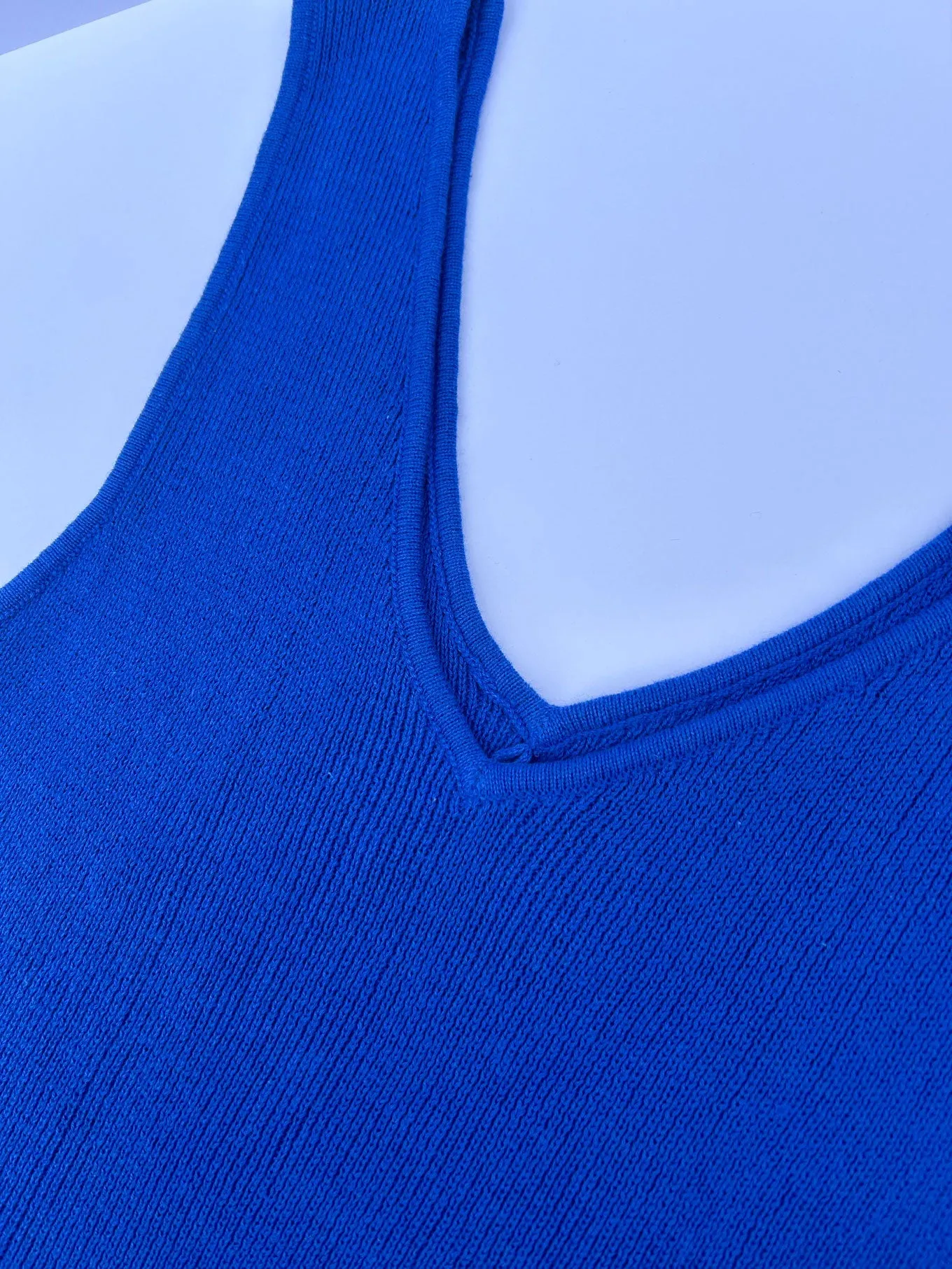 Yana Knitted Top Sapphire Blue